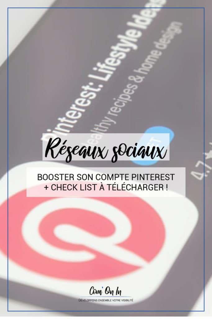 Booster son compte Pinterest + check list !